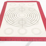 (3 Pack)  Reusable Silicone Baking Mat - Measures 16.5" X 11.6"