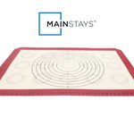 (3 Pack)  Reusable Silicone Baking Mat - Measures 16.5" X 11.6"