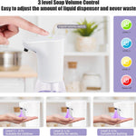 Automatic Soap Dispenser,Touchless Gel Soap Dispenser Bathroom,Counterto Automatic Hand Sanitizer Dispenser Hand Free Soap Dispenser Electric,500Ml/17Oz