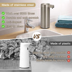 Automatic Soap Dispenser Hand Free Countertop Soap Dispensers 9Oz Touchless Soap Pump Dish Soap Dispenser for Kitchen & Bathroom Xmas Gift 270Ml, Release Liquid Only, Work with Battery