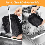 Alyvisun Silicone Air Mold, 2-Piece Accessories Oil-Free Fryer Reusable Air Frye