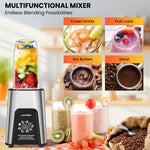 1000W Personal Blender for Smoothies and Shakes, Smoothie Maker with 6 Blades, 2*23 Oz Cups, 1*10Oz Grind Cup, Portable Blenders for Kitchen
