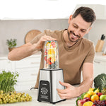 1000W Personal Blender for Smoothies and Shakes, Smoothie Maker with 6 Blades, 2*23 Oz Cups, 1*10Oz Grind Cup, Portable Blenders for Kitchen