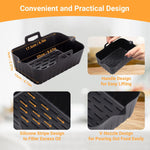 Alyvisun Silicone Air Mold, 2-Piece Accessories Oil-Free Fryer Reusable Air Frye