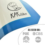 Silicone Baking Mat Set of 5-2 Half Sheets (Macaron & Cookie Circle on Mat) + 1 Quarter + 1 round & 1 Square Size Silicone Baking Sheet - Nonstick & Easy to Clean - 100% Silicone Mats for Baking