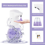 Automatic Soap Dispenser,Touchless Gel Soap Dispenser Bathroom,Counterto Automatic Hand Sanitizer Dispenser Hand Free Soap Dispenser Electric,500Ml/17Oz